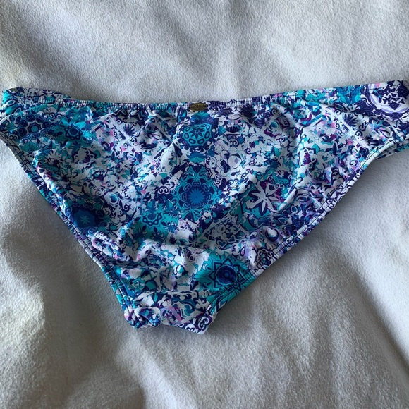 Sunsets Bikini Bottom Aqua Sky Womens XL Cheeky Swimsuit - Picture 7 of 8